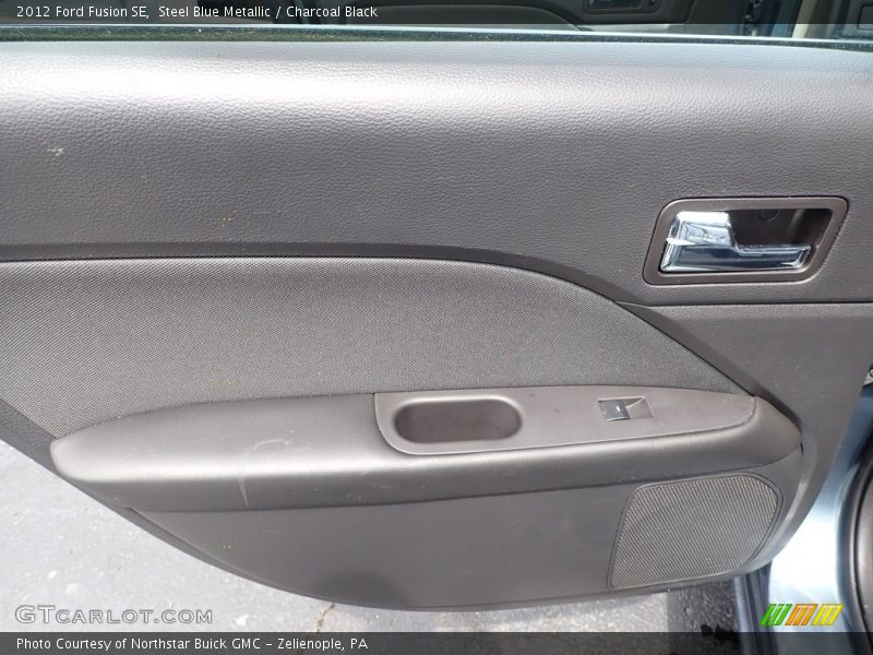 Steel Blue Metallic / Charcoal Black 2012 Ford Fusion SE