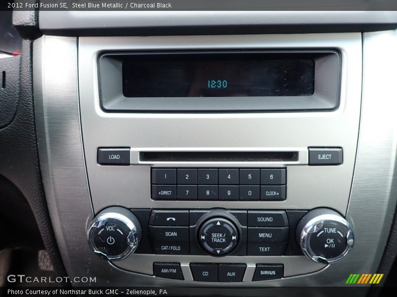 Steel Blue Metallic / Charcoal Black 2012 Ford Fusion SE
