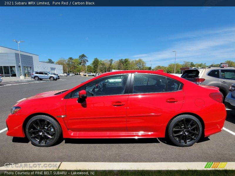  2021 WRX Limited Pure Red