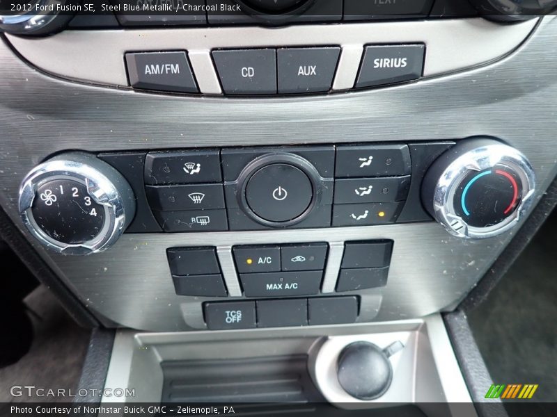 Steel Blue Metallic / Charcoal Black 2012 Ford Fusion SE