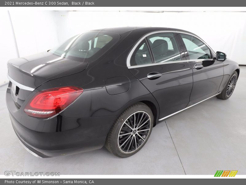 Black / Black 2021 Mercedes-Benz C 300 Sedan