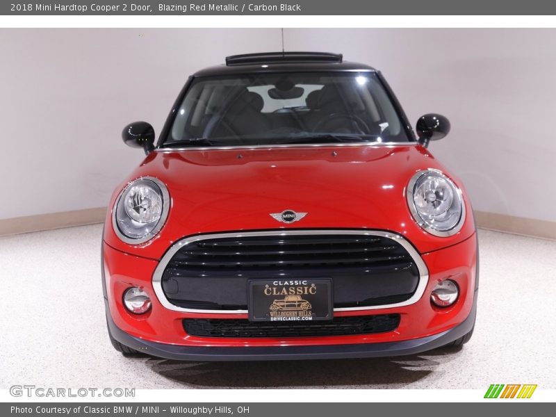 Blazing Red Metallic / Carbon Black 2018 Mini Hardtop Cooper 2 Door