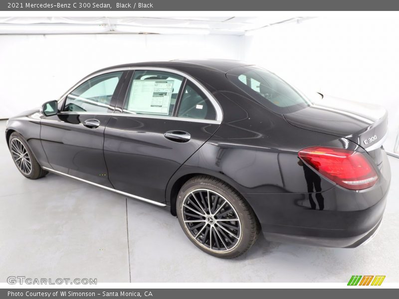 Black / Black 2021 Mercedes-Benz C 300 Sedan