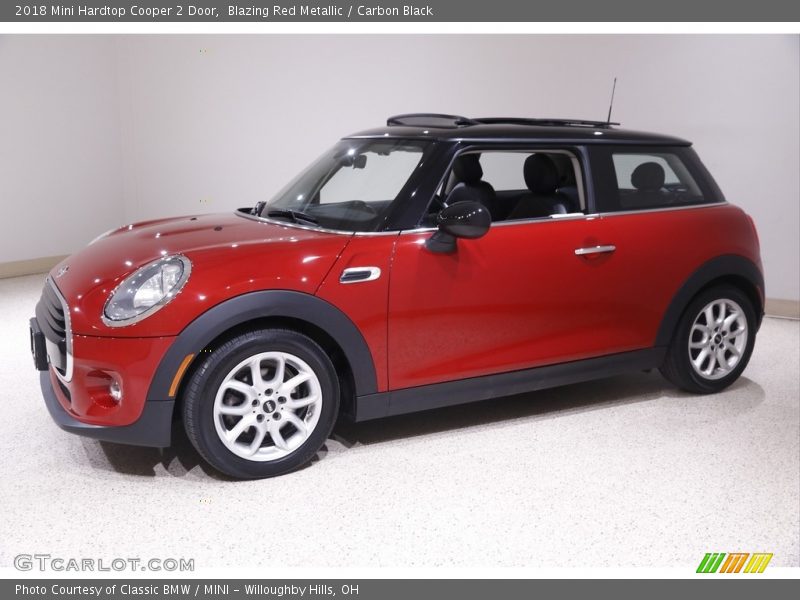 Blazing Red Metallic / Carbon Black 2018 Mini Hardtop Cooper 2 Door