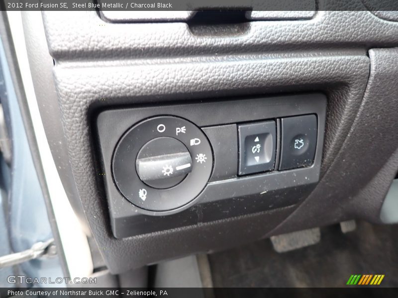 Steel Blue Metallic / Charcoal Black 2012 Ford Fusion SE