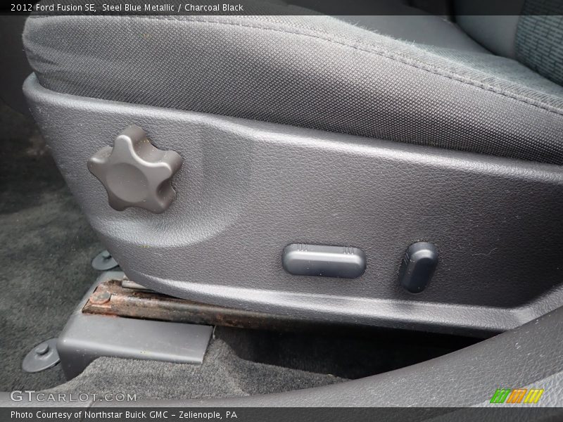 Steel Blue Metallic / Charcoal Black 2012 Ford Fusion SE