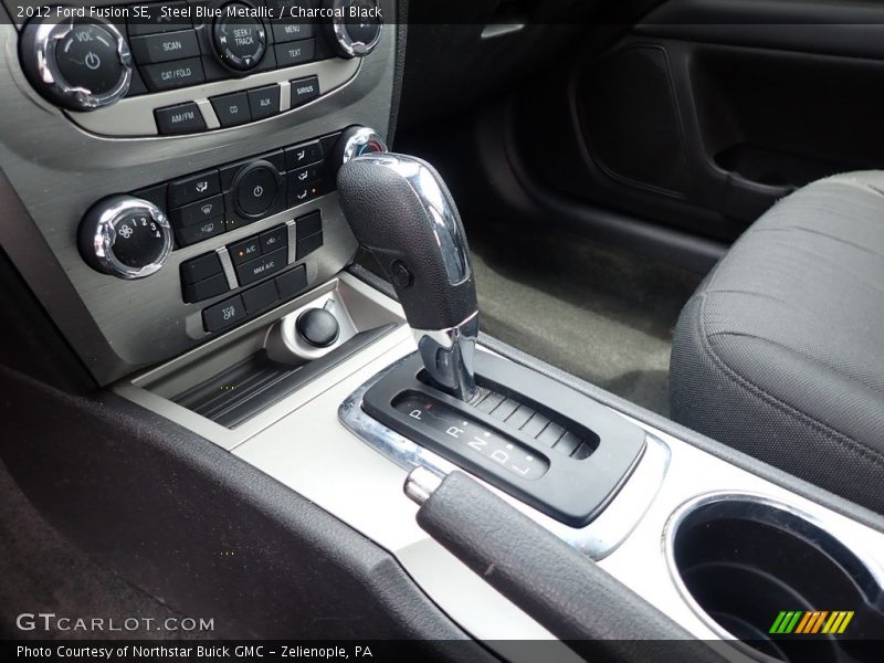 Steel Blue Metallic / Charcoal Black 2012 Ford Fusion SE