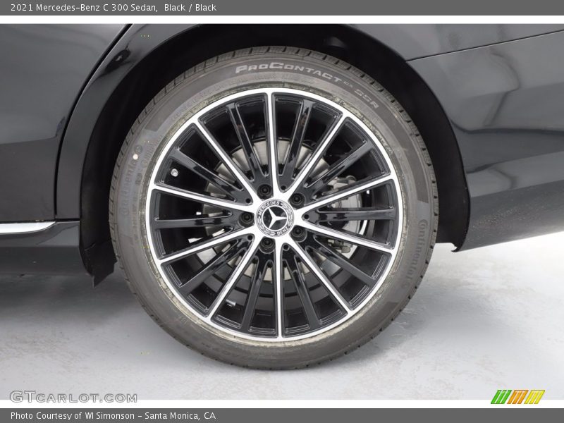 Black / Black 2021 Mercedes-Benz C 300 Sedan