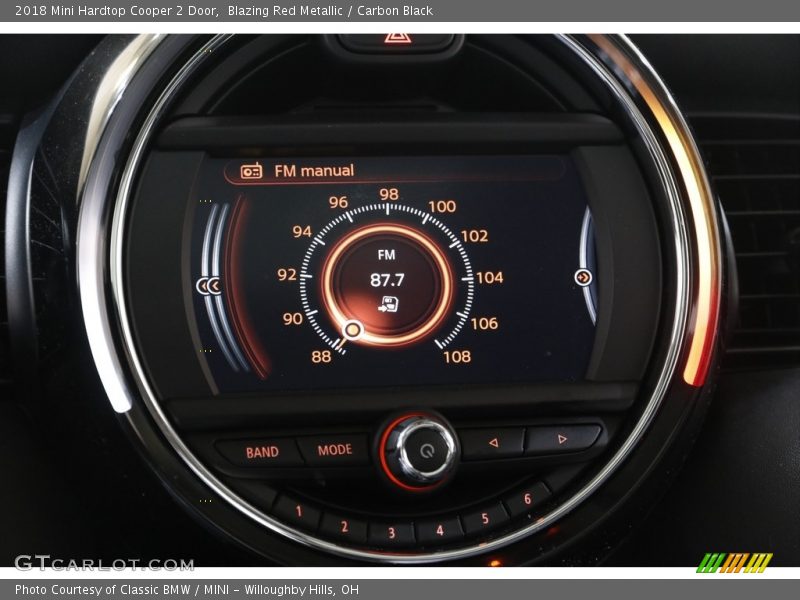 Blazing Red Metallic / Carbon Black 2018 Mini Hardtop Cooper 2 Door