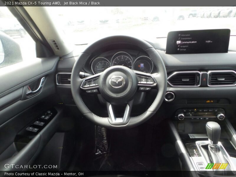 Jet Black Mica / Black 2021 Mazda CX-5 Touring AWD