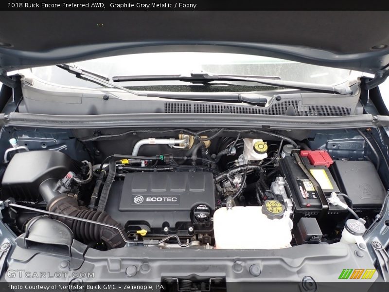 Graphite Gray Metallic / Ebony 2018 Buick Encore Preferred AWD