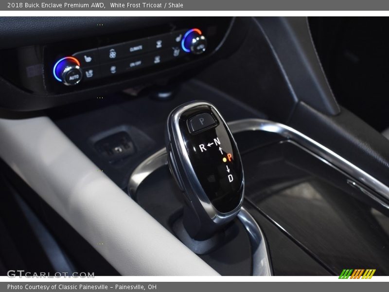 White Frost Tricoat / Shale 2018 Buick Enclave Premium AWD