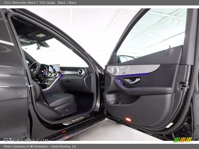 Black / Black 2021 Mercedes-Benz C 300 Sedan