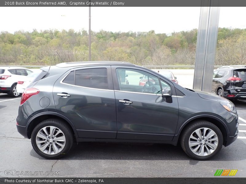 Graphite Gray Metallic / Ebony 2018 Buick Encore Preferred AWD