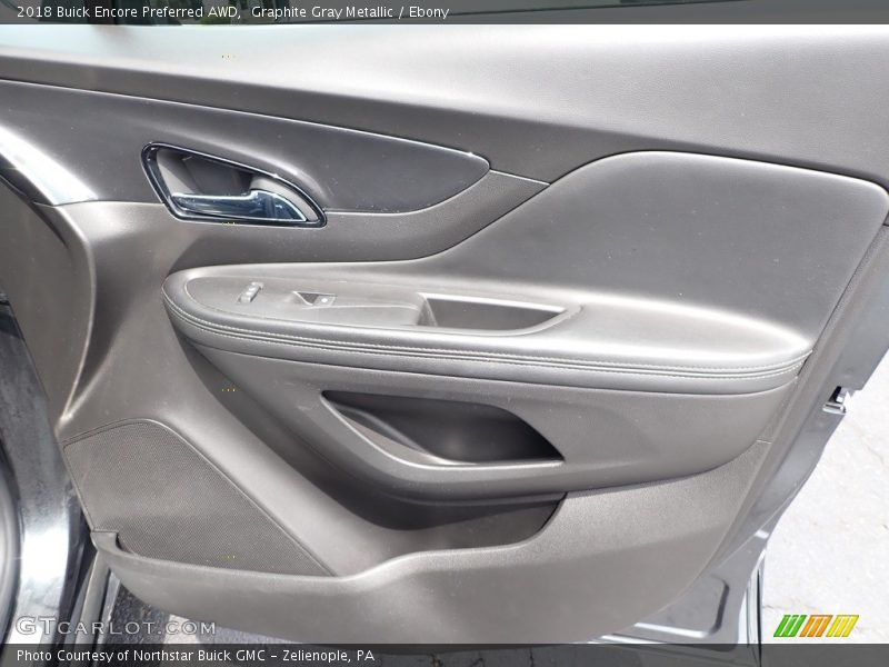 Graphite Gray Metallic / Ebony 2018 Buick Encore Preferred AWD