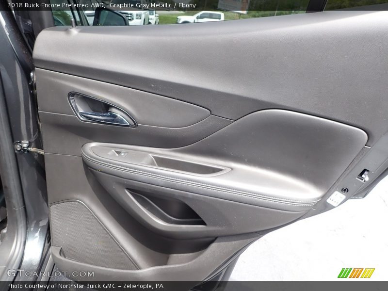 Graphite Gray Metallic / Ebony 2018 Buick Encore Preferred AWD