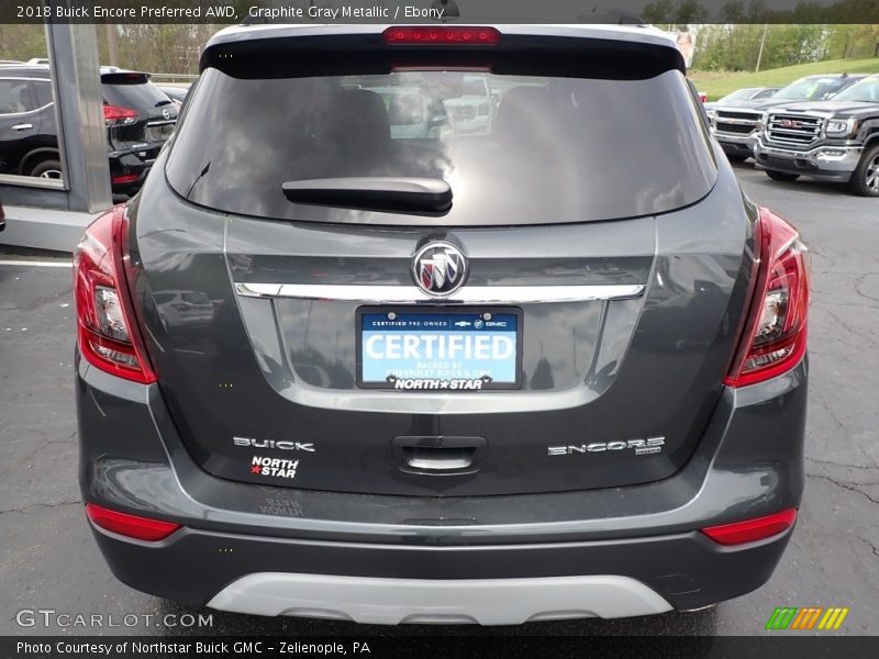 Graphite Gray Metallic / Ebony 2018 Buick Encore Preferred AWD
