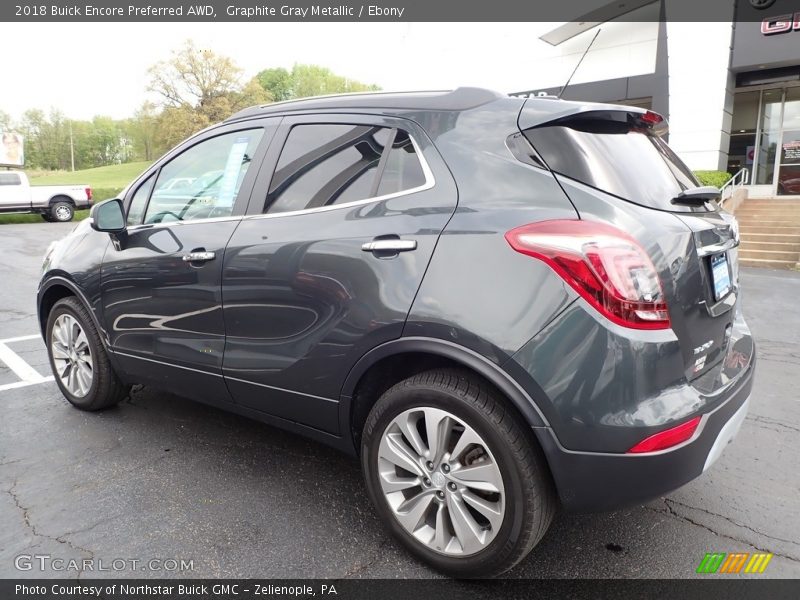 Graphite Gray Metallic / Ebony 2018 Buick Encore Preferred AWD