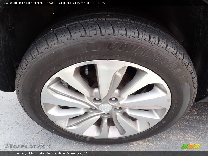 Graphite Gray Metallic / Ebony 2018 Buick Encore Preferred AWD