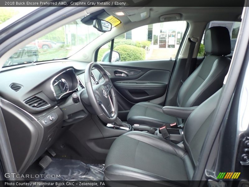 Graphite Gray Metallic / Ebony 2018 Buick Encore Preferred AWD