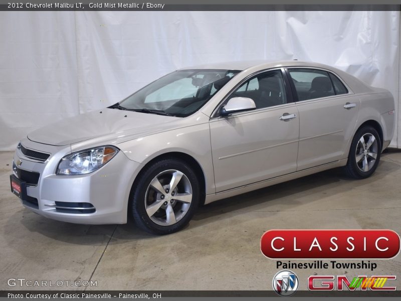 Gold Mist Metallic / Ebony 2012 Chevrolet Malibu LT