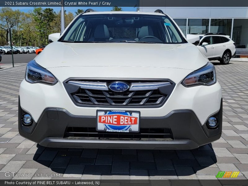 Crystal White Pearl / Gray 2021 Subaru Crosstrek Limited