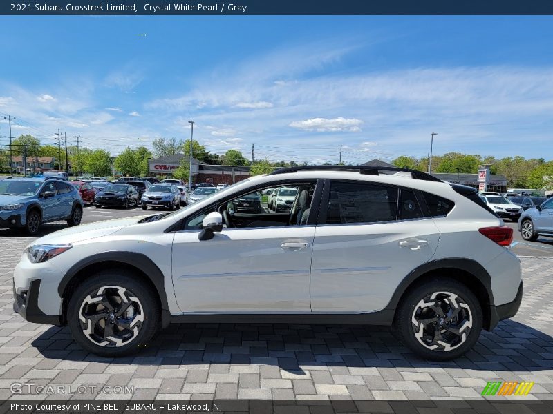 Crystal White Pearl / Gray 2021 Subaru Crosstrek Limited