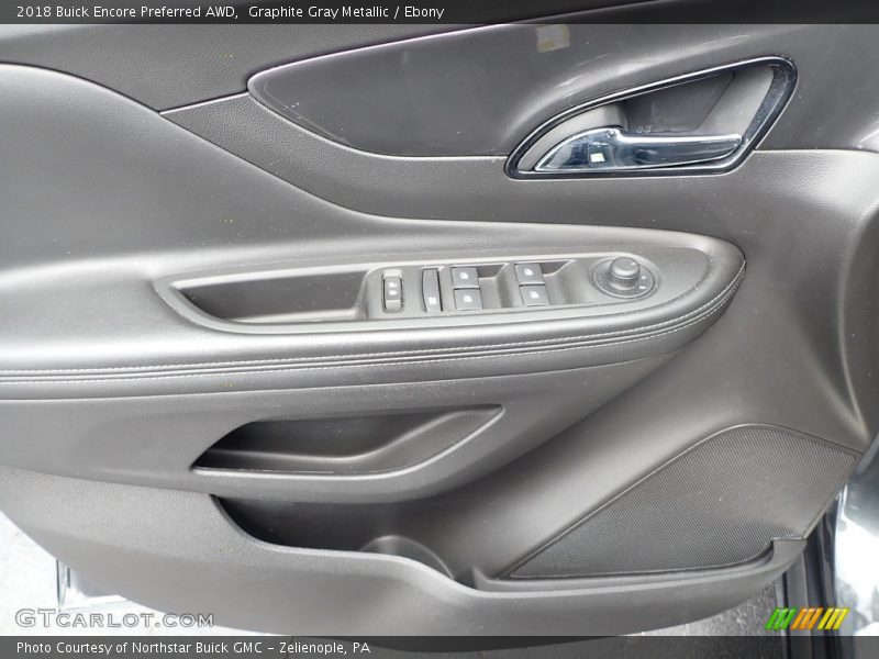 Graphite Gray Metallic / Ebony 2018 Buick Encore Preferred AWD