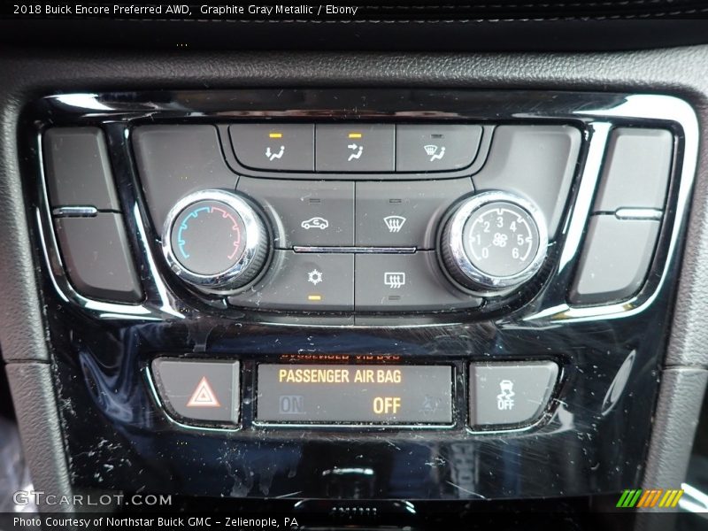 Graphite Gray Metallic / Ebony 2018 Buick Encore Preferred AWD