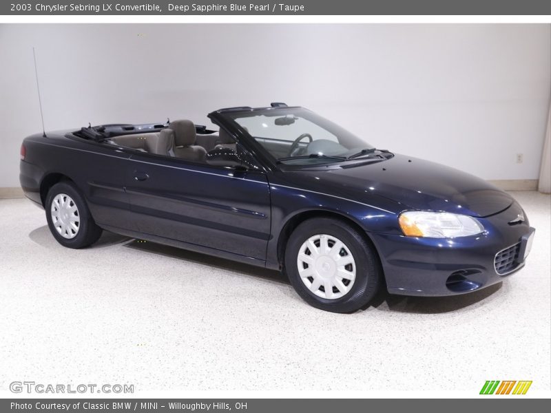  2003 Sebring LX Convertible Deep Sapphire Blue Pearl