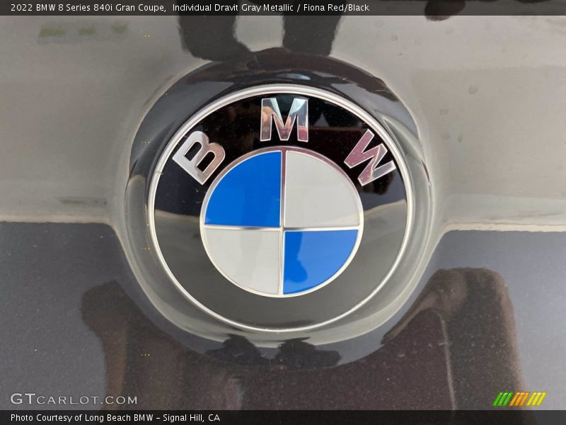 Individual Dravit Gray Metallic / Fiona Red/Black 2022 BMW 8 Series 840i Gran Coupe