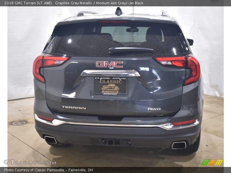 Graphite Gray Metallic / Medium Ash Gray/­Jet Black 2018 GMC Terrain SLT AWD