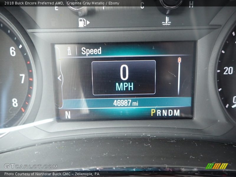 Graphite Gray Metallic / Ebony 2018 Buick Encore Preferred AWD