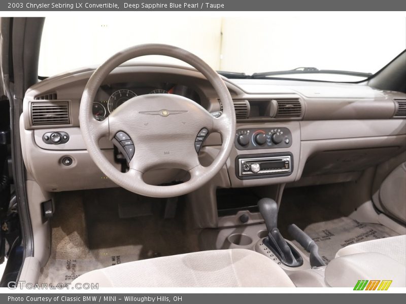 Dashboard of 2003 Sebring LX Convertible