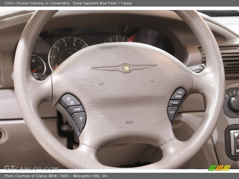  2003 Sebring LX Convertible Steering Wheel
