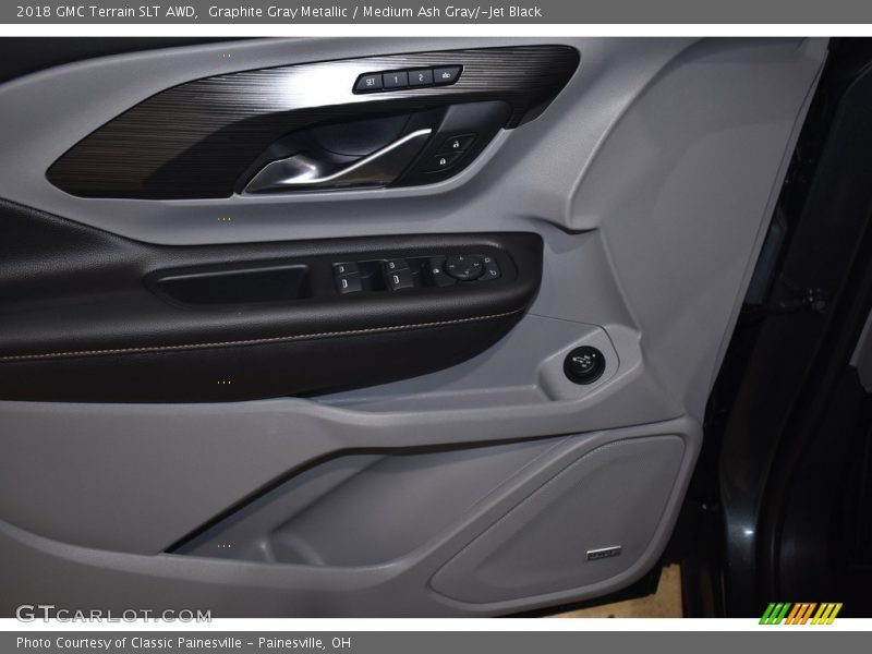 Graphite Gray Metallic / Medium Ash Gray/­Jet Black 2018 GMC Terrain SLT AWD