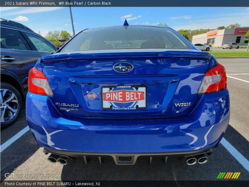 WR Blue Pearl / Carbon Black 2021 Subaru WRX Premium