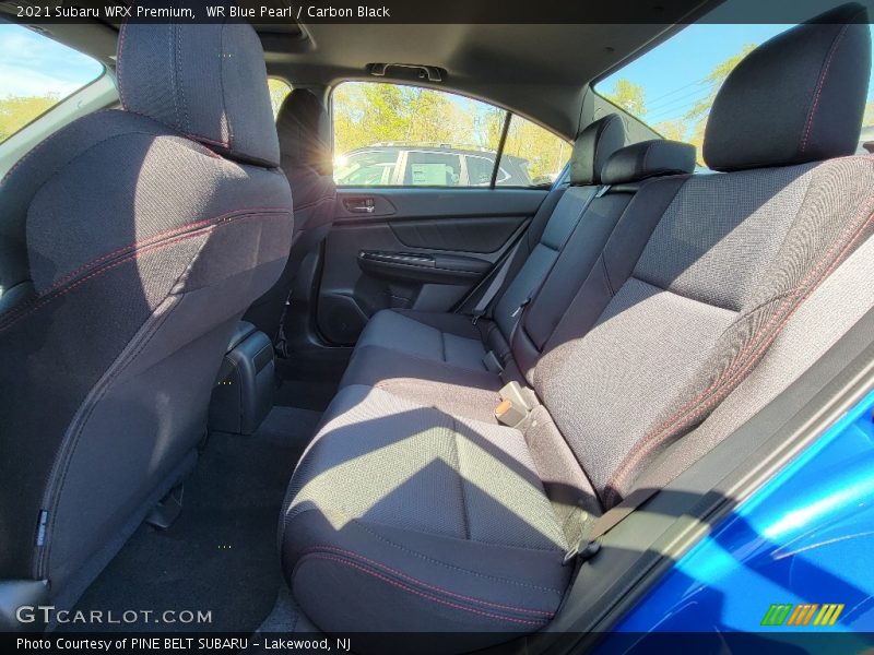 Rear Seat of 2021 WRX Premium
