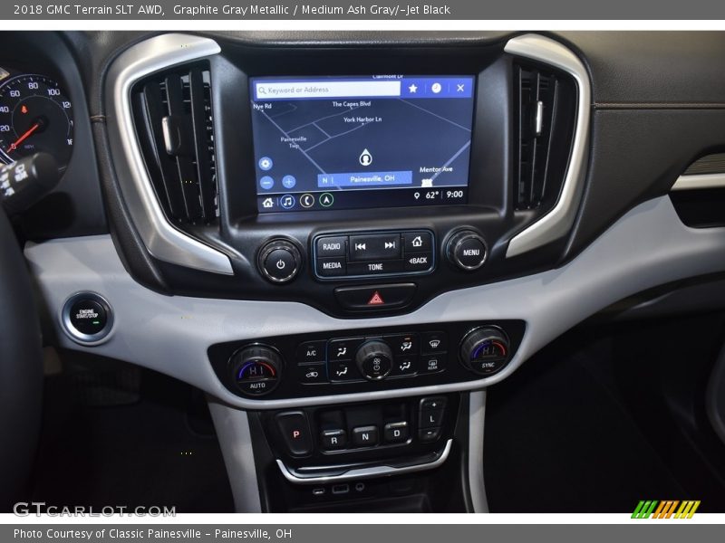 Graphite Gray Metallic / Medium Ash Gray/­Jet Black 2018 GMC Terrain SLT AWD