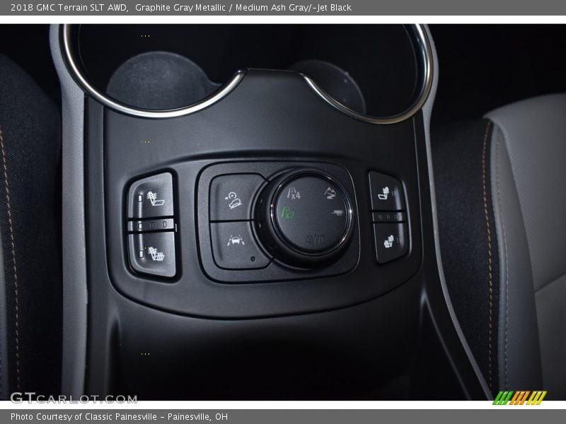 Graphite Gray Metallic / Medium Ash Gray/­Jet Black 2018 GMC Terrain SLT AWD