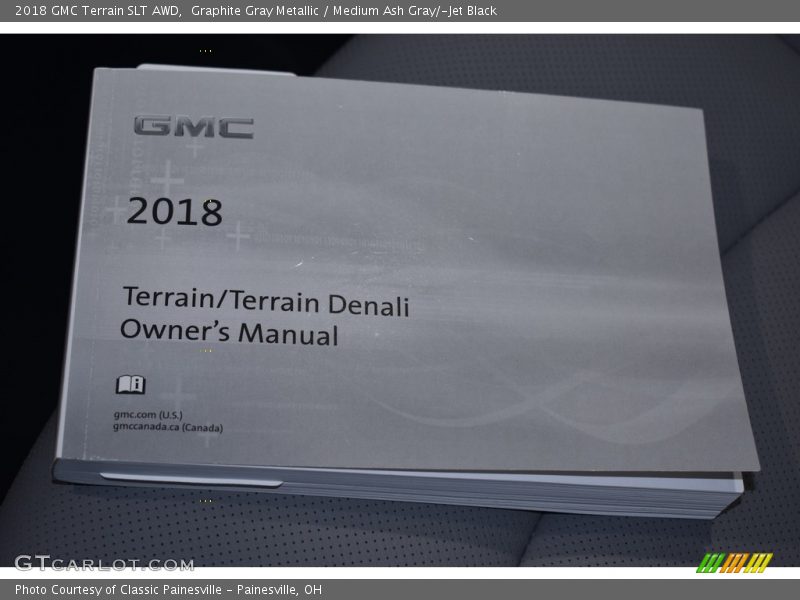 Graphite Gray Metallic / Medium Ash Gray/­Jet Black 2018 GMC Terrain SLT AWD