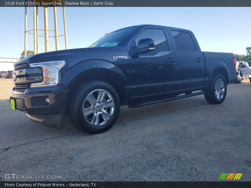 Shadow Black / Earth Gray 2018 Ford F150 XL SuperCrew