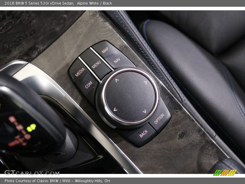 Alpine White / Black 2018 BMW 5 Series 530i xDrive Sedan
