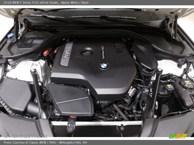 Alpine White / Black 2018 BMW 5 Series 530i xDrive Sedan