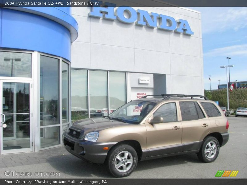 Sandstone / Gray 2004 Hyundai Santa Fe GLS 4WD