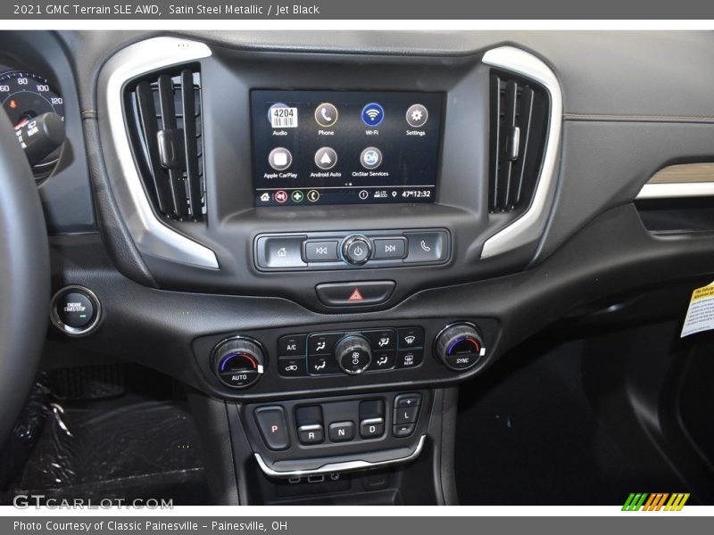 Satin Steel Metallic / Jet Black 2021 GMC Terrain SLE AWD