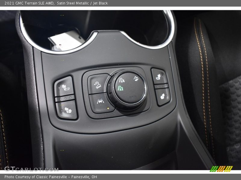 Satin Steel Metallic / Jet Black 2021 GMC Terrain SLE AWD