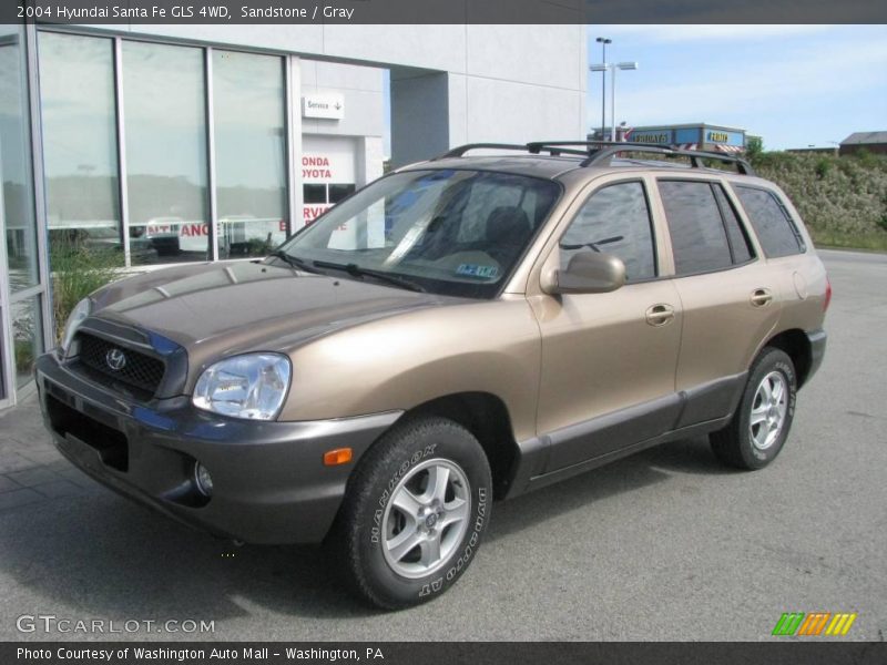 Sandstone / Gray 2004 Hyundai Santa Fe GLS 4WD
