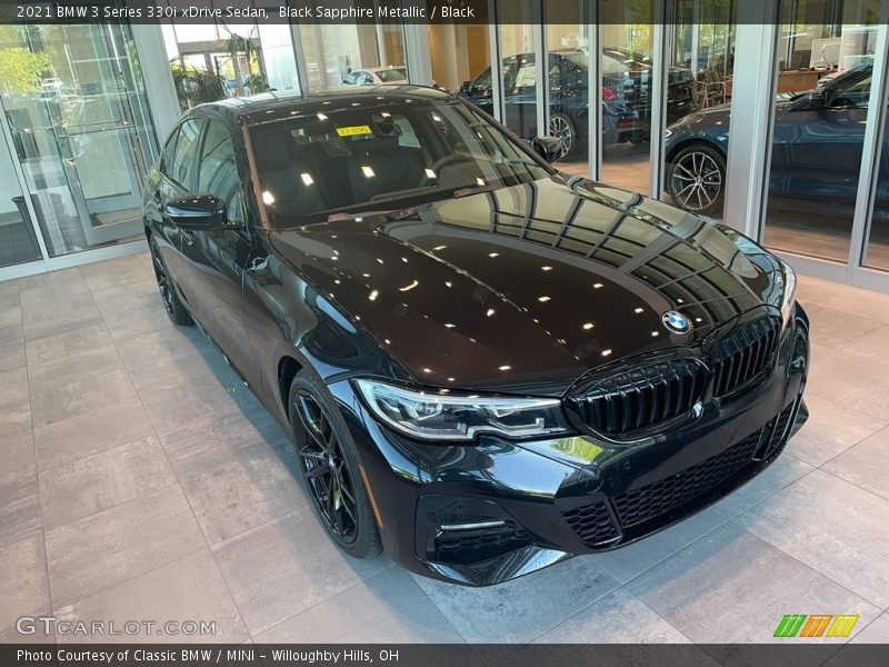 Black Sapphire Metallic / Black 2021 BMW 3 Series 330i xDrive Sedan