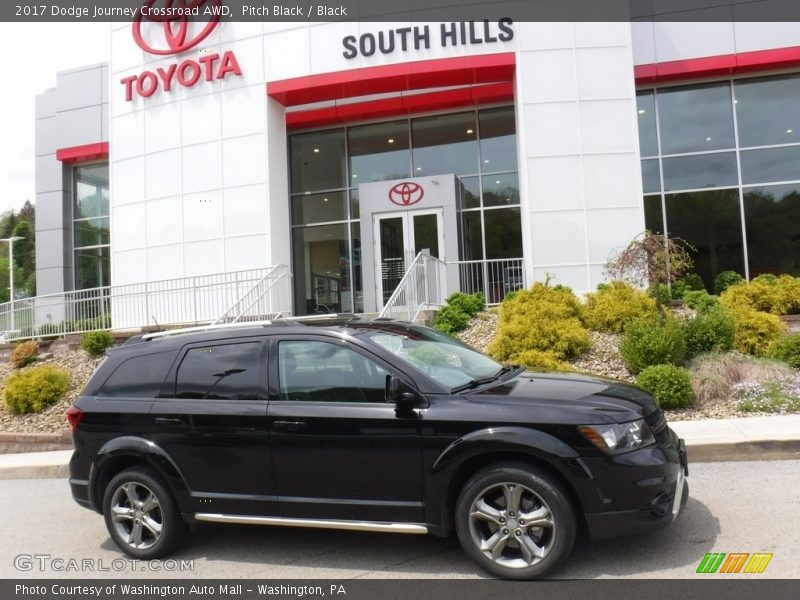 Pitch Black / Black 2017 Dodge Journey Crossroad AWD